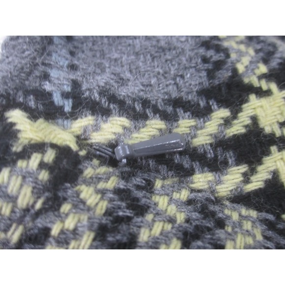 Free People Dress Womens 2 Gray Yellow Plaid Wool Blend Sleeveless Boho Lined - Picture 4 of 11